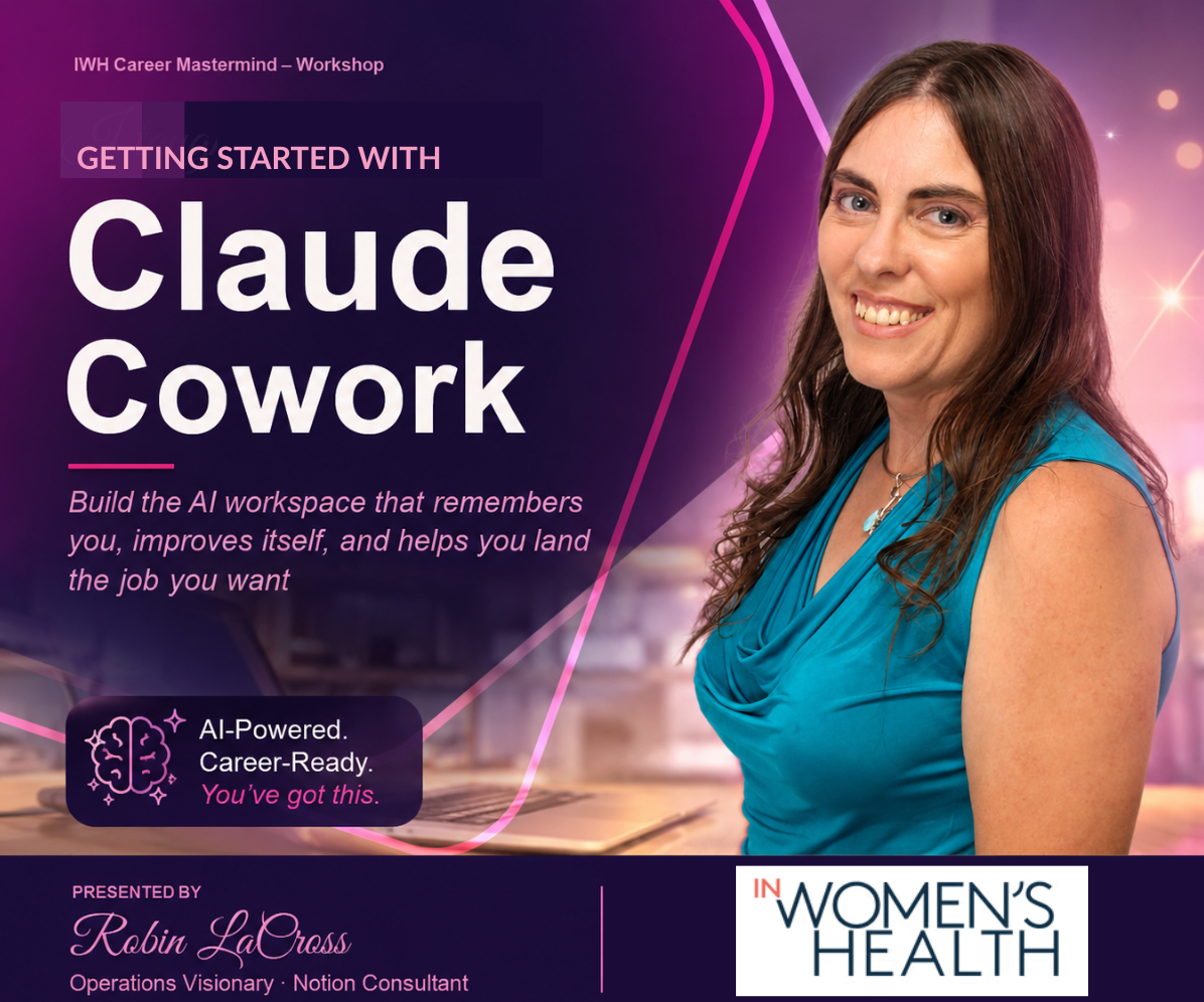 Getting started with Claude Cowork workshop for In Women's Health